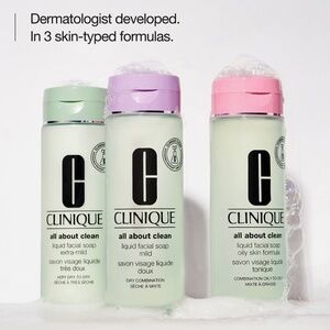 Clinique All About Clean Liquid Facial Soap- Oil Skin